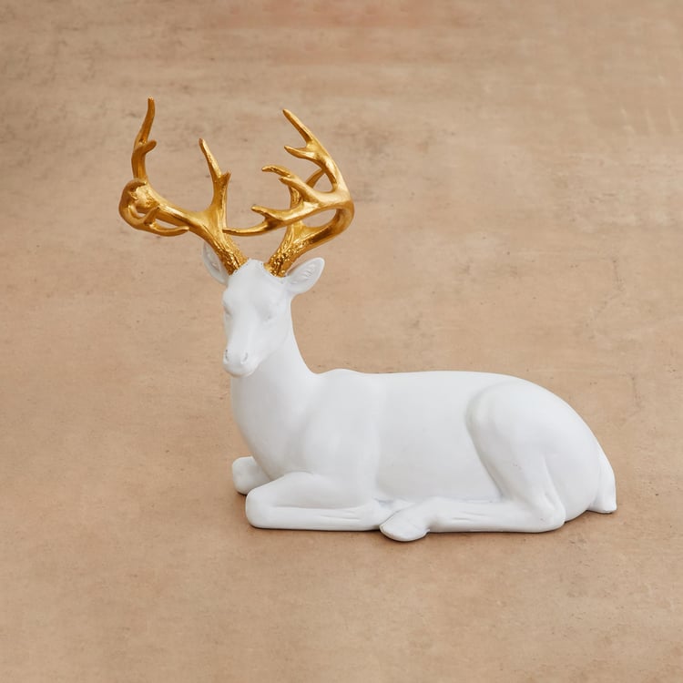 Magnus Set of 2 Polyresin Reindeer Figurines