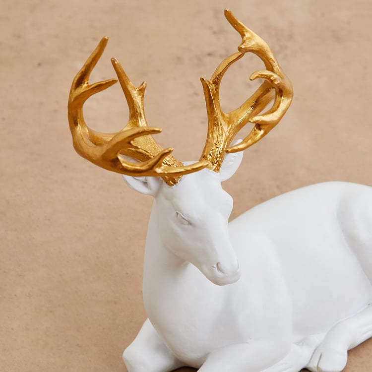 Magnus Set of 2 Polyresin Reindeer Figurines