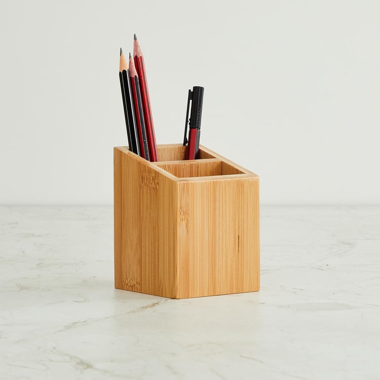 Regan Bamboo Pen and Pencil Organiser