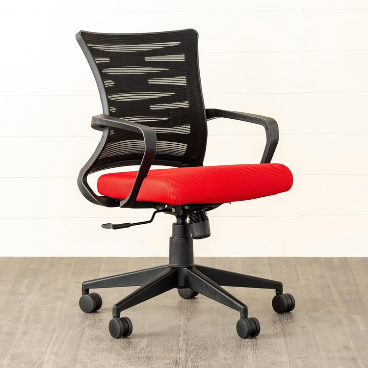 Lewis Nxt Red Magnus Mesh Office Chair