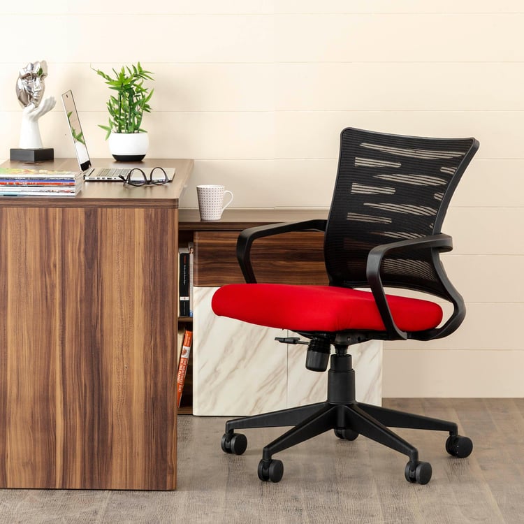 Lewis Nxt Red Magnus Mesh Office Chair