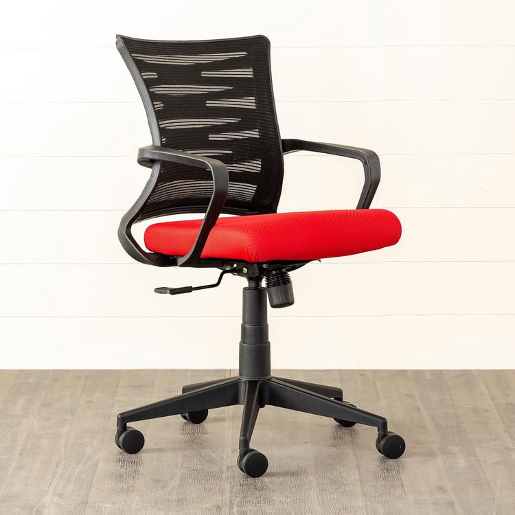 Lewis Nxt Red Magnus Mesh Office Chair