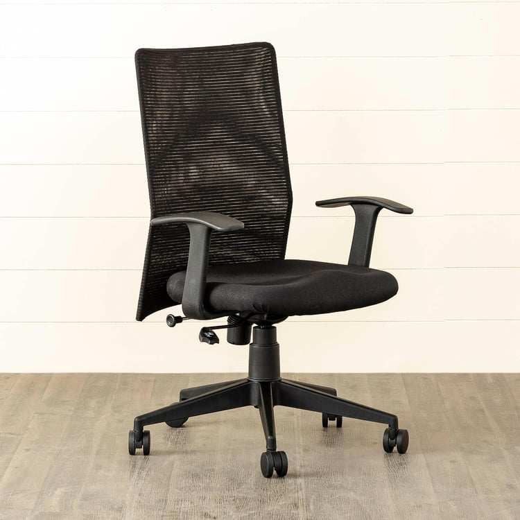 Quadro Nxt Black Mesh Back Study Chair