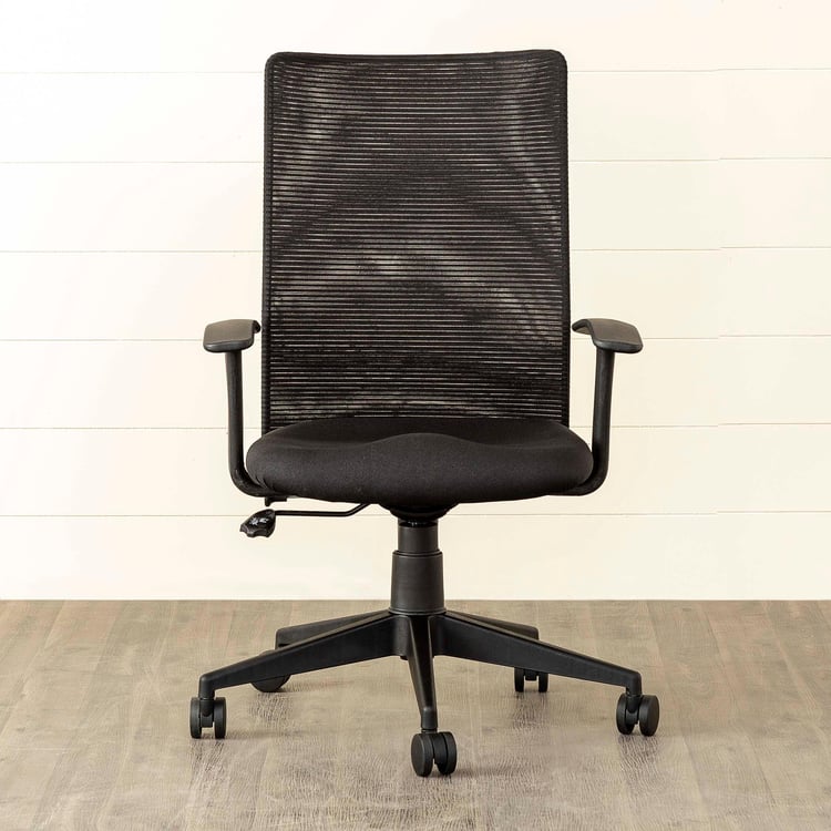 Quadro Nxt Black Mesh Back Study Chair