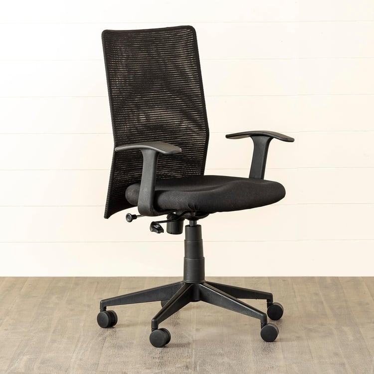 Quadro Nxt Black Mesh Back Study Chair