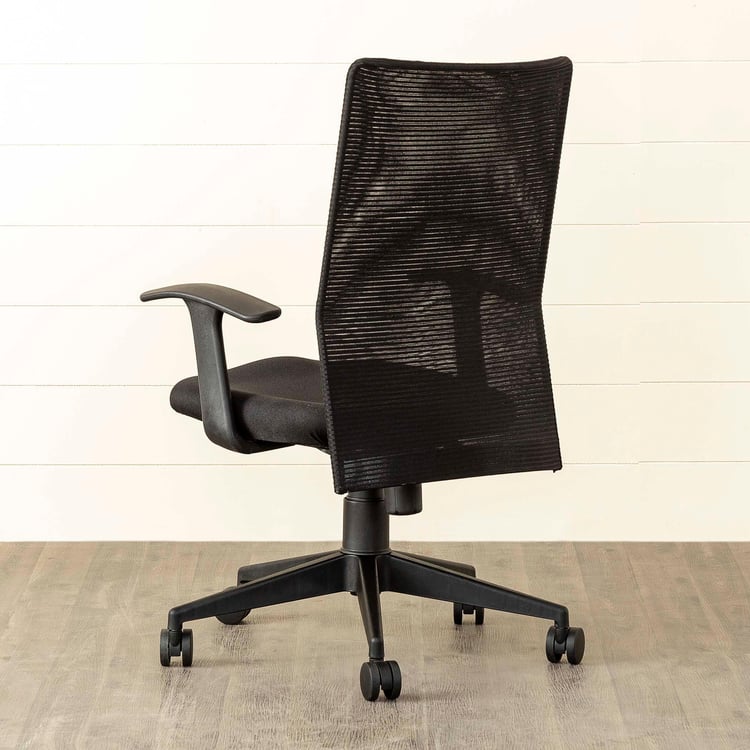 Quadro Nxt Black Mesh Back Study Chair