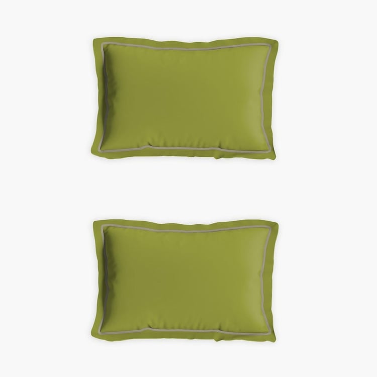 D'DECOR Duet Solid 3-Pc. King Size Bedsheet Set - 274 x 274 cm