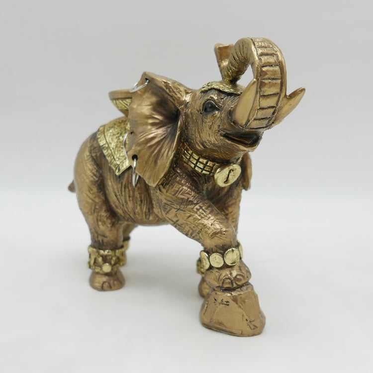 Corsica Polyresin Elephant Figurine with T-Light Holder