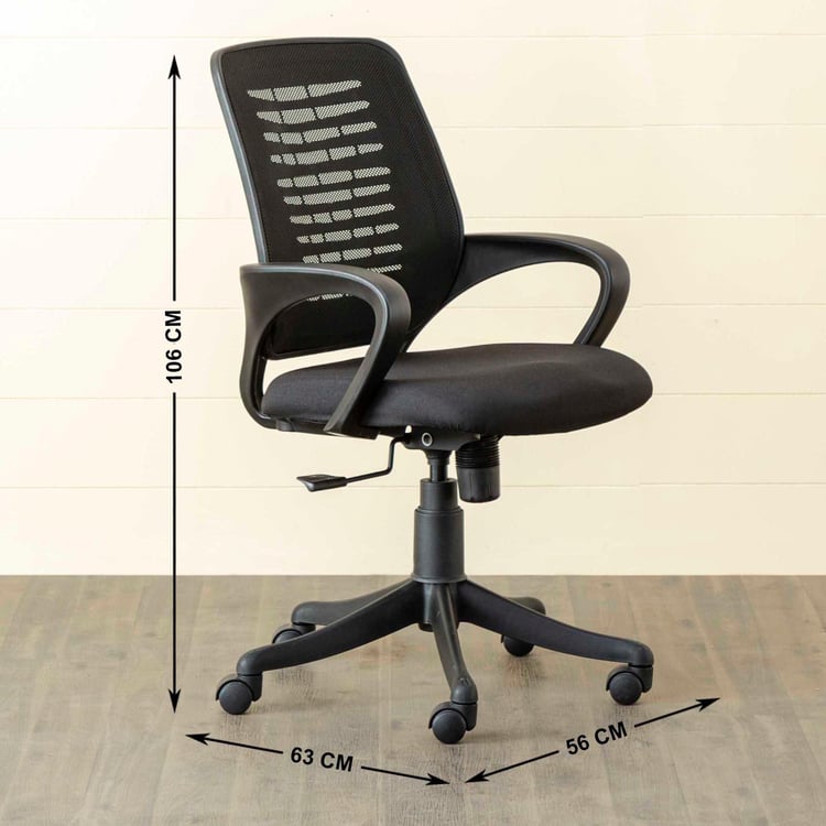 Lewis Zuri Mesh Office Chair - Black