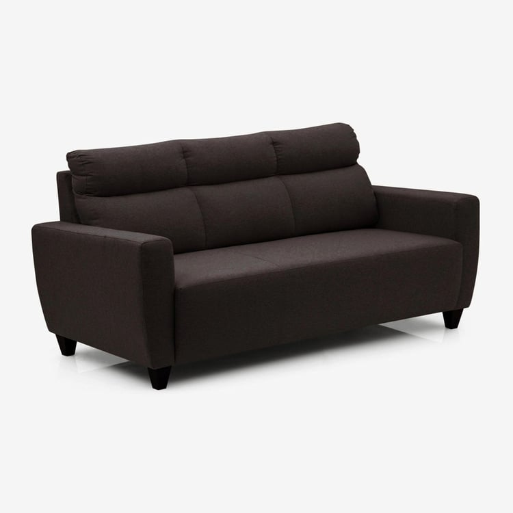 Helios Emily Fabric 3+2+1 Seater Sofa Set - Brown