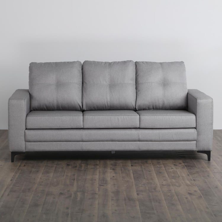 Allen Fabric 3+1 Seater Sofa Set - Grey