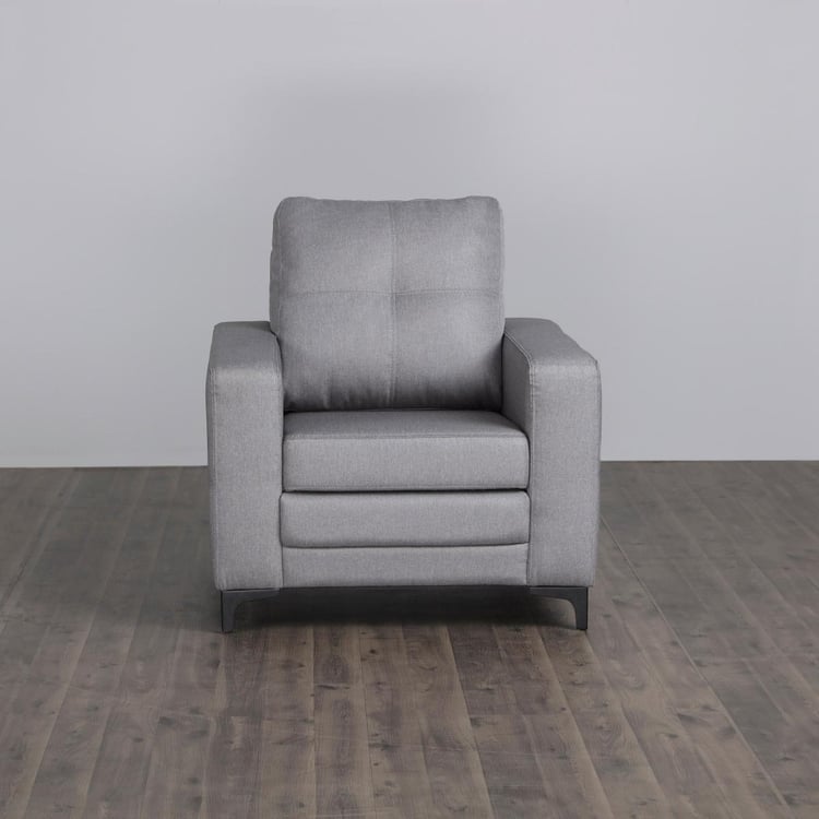 Allen Fabric 3+1 Seater Sofa Set - Grey