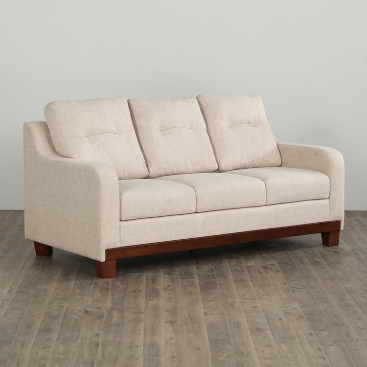 Santiago Fabric 3+2 Seater Sofa Set - Beige