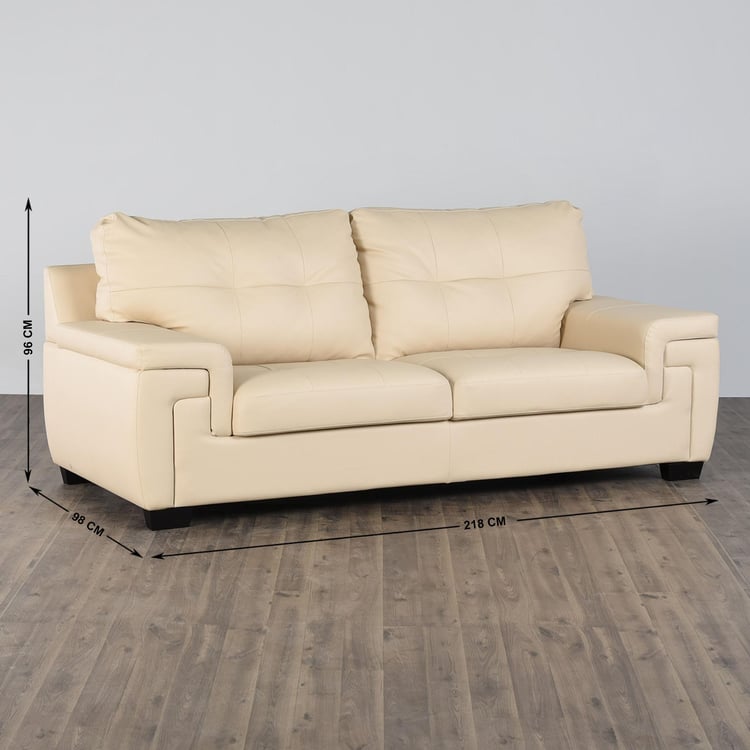 Kassel Fabric 3+2+1 Seater Sofa Set - Beige