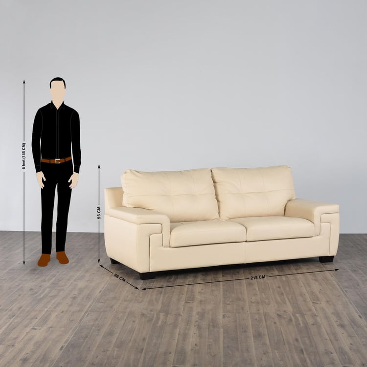 Kassel Fabric 3+2+1 Seater Sofa Set - Beige