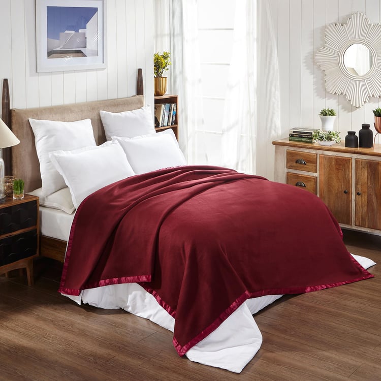 PORTICO NEW YORK Unwind Fleece Single Bed Blanket - 1.50 x 2.20 m