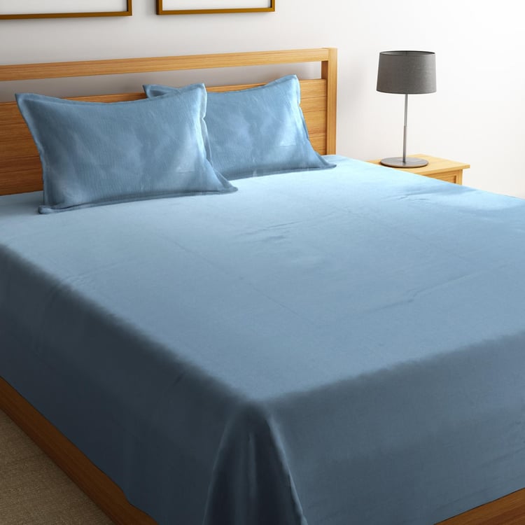 PORTICO Lustre 3-Pc. Solid Double Bed Spread - 2.29 m x 2.54 m