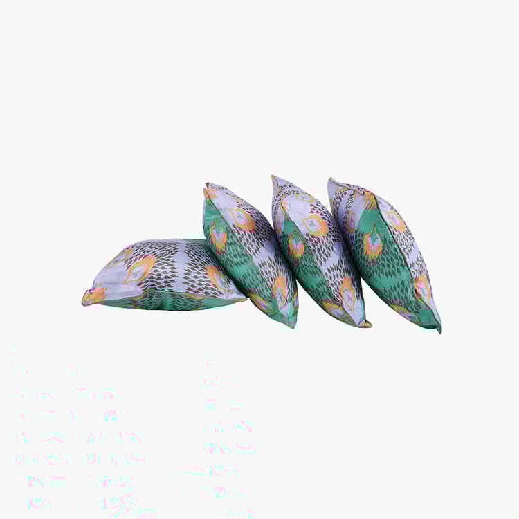 PORTICO Nishka Lulla Printed Cushion Covers - Set of 4 Pcs. - 40 x 40 cm