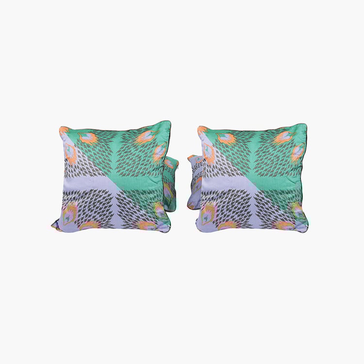 PORTICO Nishka Lulla Printed Cushion Covers - Set of 4 Pcs. - 40 x 40 cm