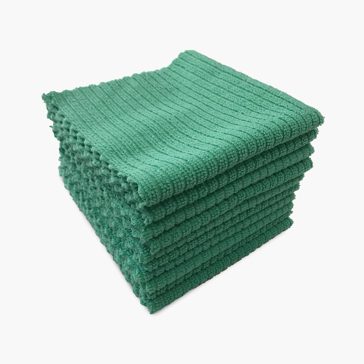 Corsica Set of 10 Polyester Cleaning Cloths - 30x20cm