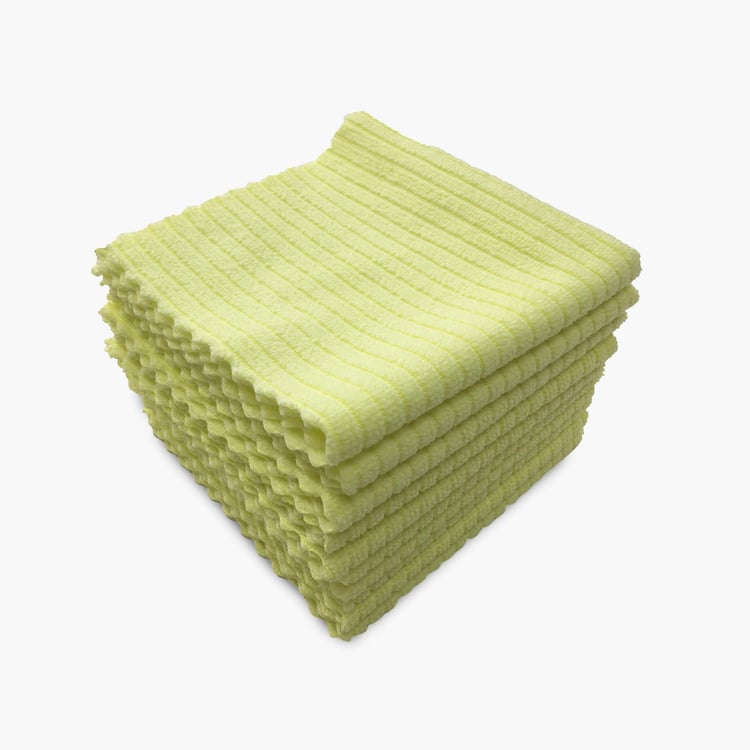 Corsica Set of 10 Polyester Cleaning Cloths - 30x20cm