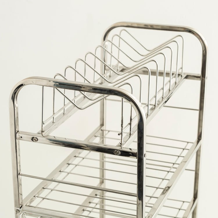 Corsica Lyon Stainless Steel 4-Tier Kitchen Organiser Rack