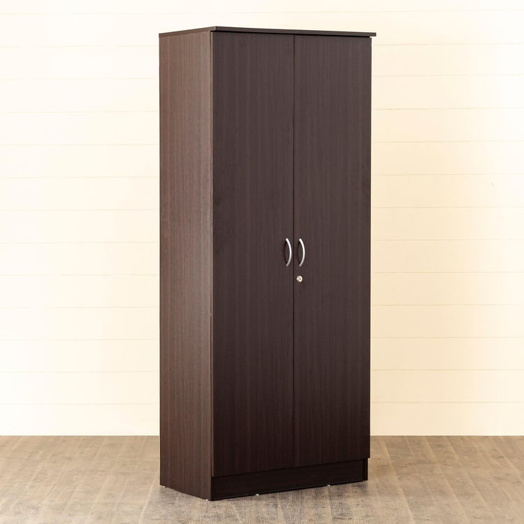 Arvis Brown Two-Door Wardrobe