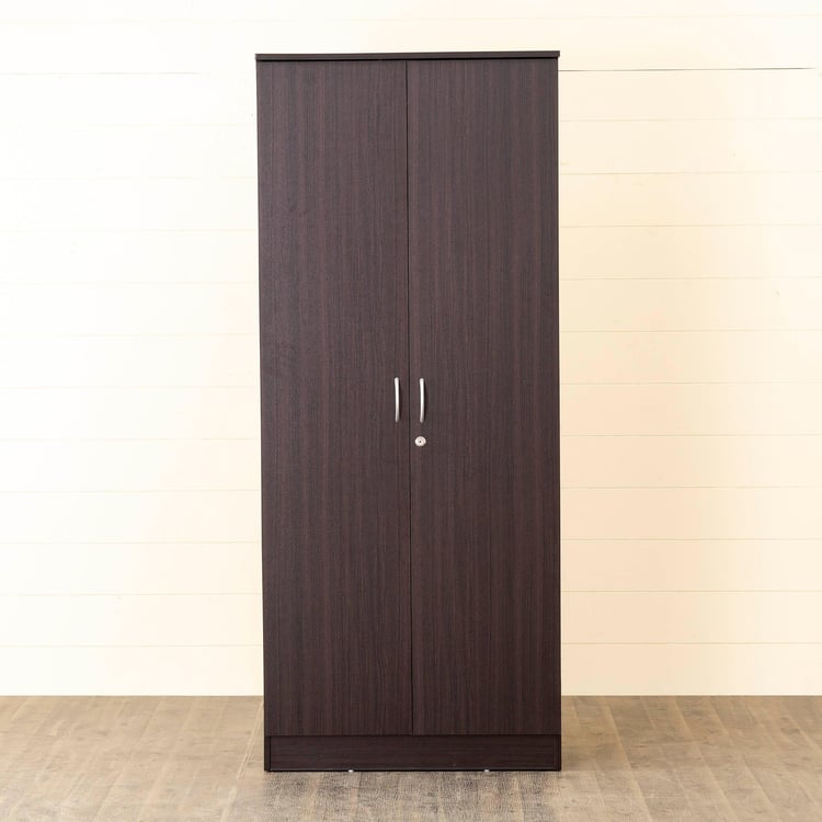 Arvis Brown Two-Door Wardrobe