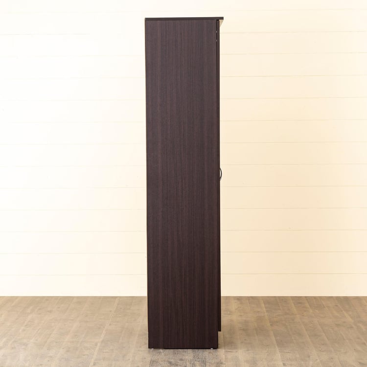Arvis Brown Two-Door Wardrobe