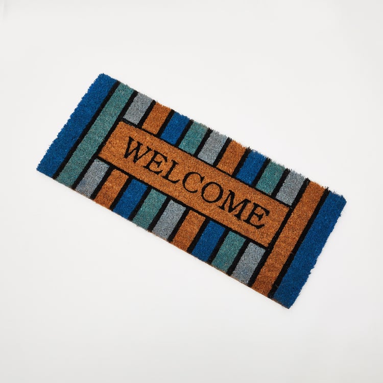 Corsica Onyx Coir Welcome Doormat - 30x70cm