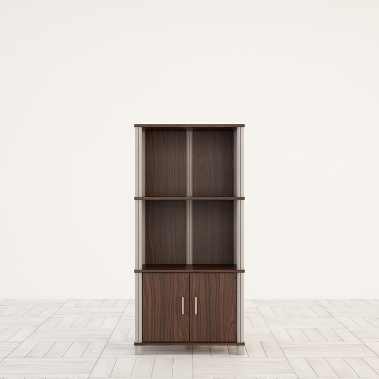 Helios Lewis Opus 2-Door Multipurpose Cabinet - Brown