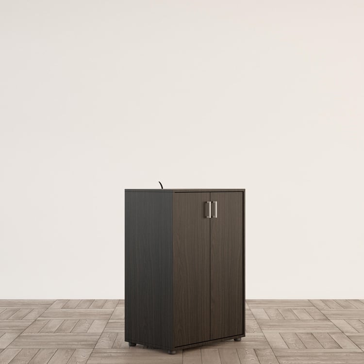 Helios Arvis Mustang 2-Door Multipurpose Cabinet - Brown