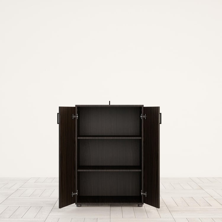 Helios Arvis Mustang 2-Door Multipurpose Cabinet - Brown