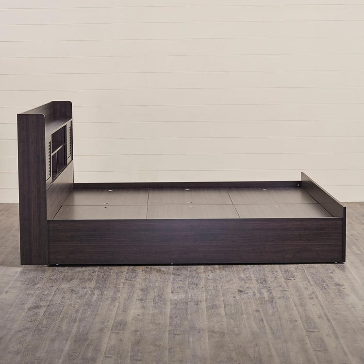 Helios Arvis Monaco Queen Bed with Box Storage - Brown