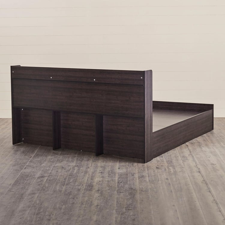 Helios Arvis Monaco Queen Bed with Box Storage - Brown