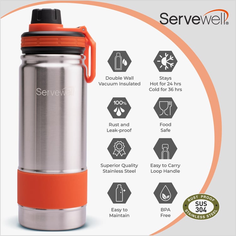SERVEWELL Solid Vacuum Bottle - 400 ml