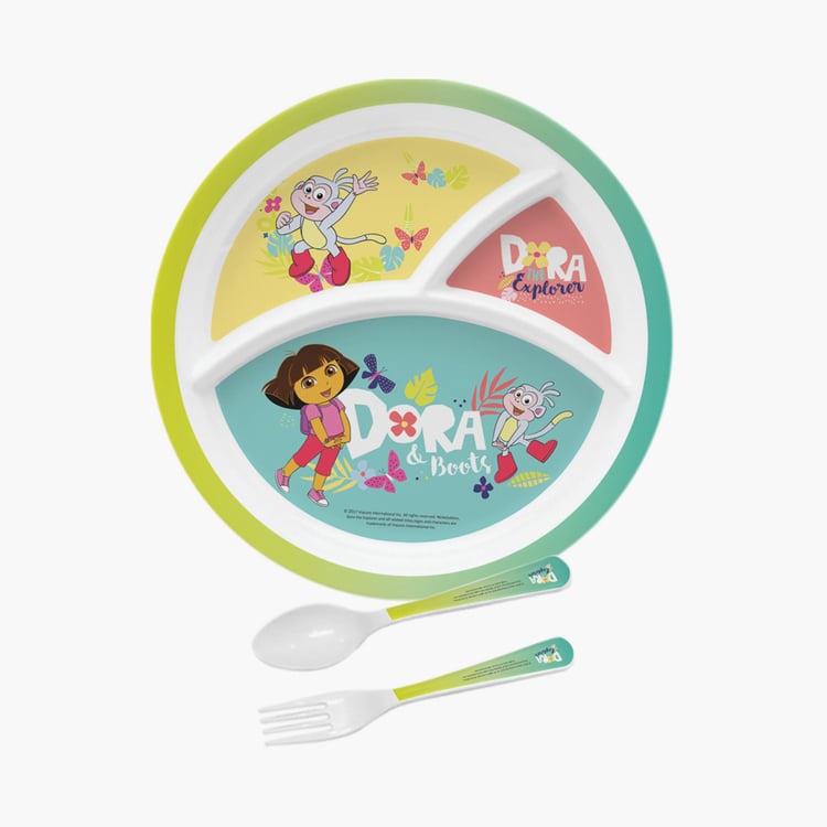 SERVEWELL Dora Print 3-Pc. Kids Dining Set