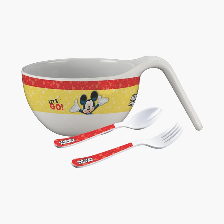SERVEWELL Trolls Print 3-Pc. Kids Maggie Bowl Set