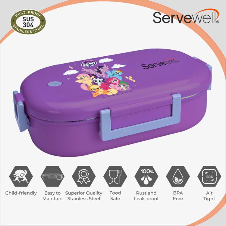 SERVEWELL My Little Pony Print Lunch Box - 710 ml