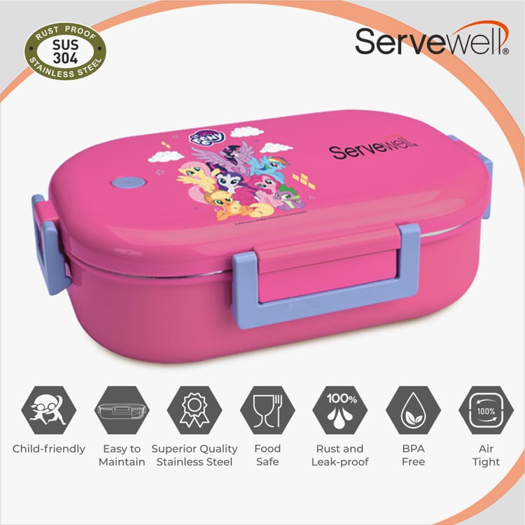 SERVEWELL My Little Pony Print Lunch Box - 710 ml
