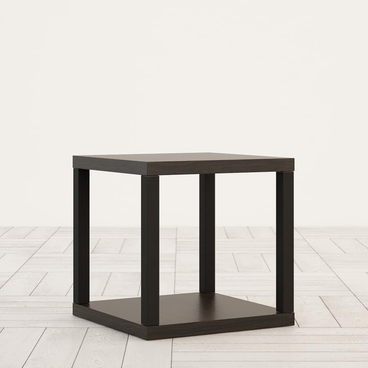 Helios Lewis End Table - Brown