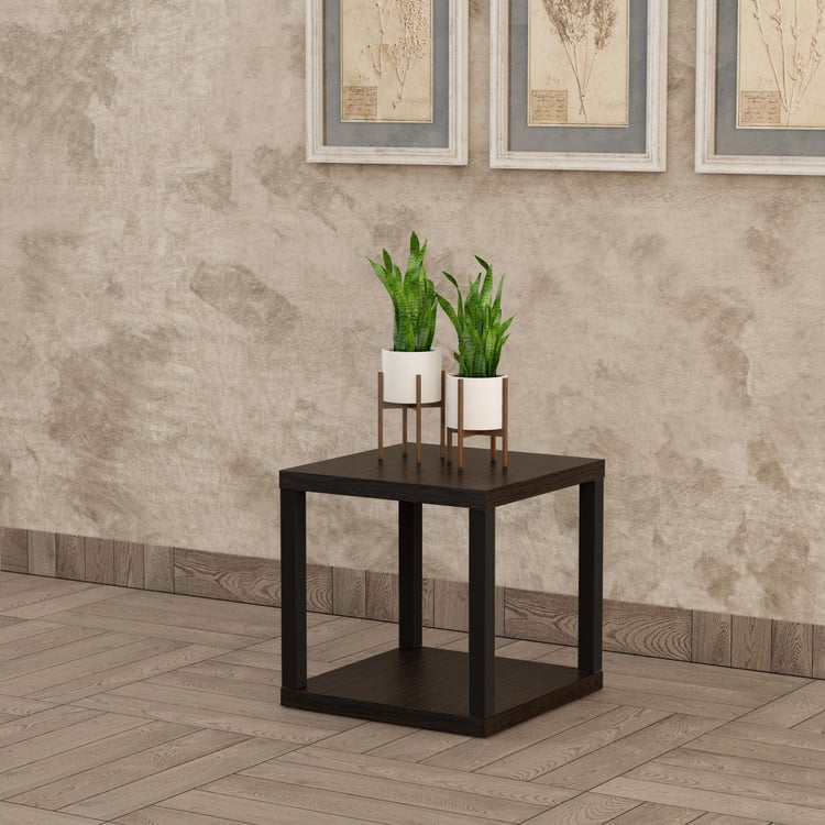 Helios Lewis End Table - Brown