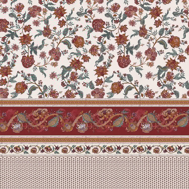 D'DECOR Kalamkari Print 5-Pc. Double Bedsheet Set - 2.74 x 2.74 m