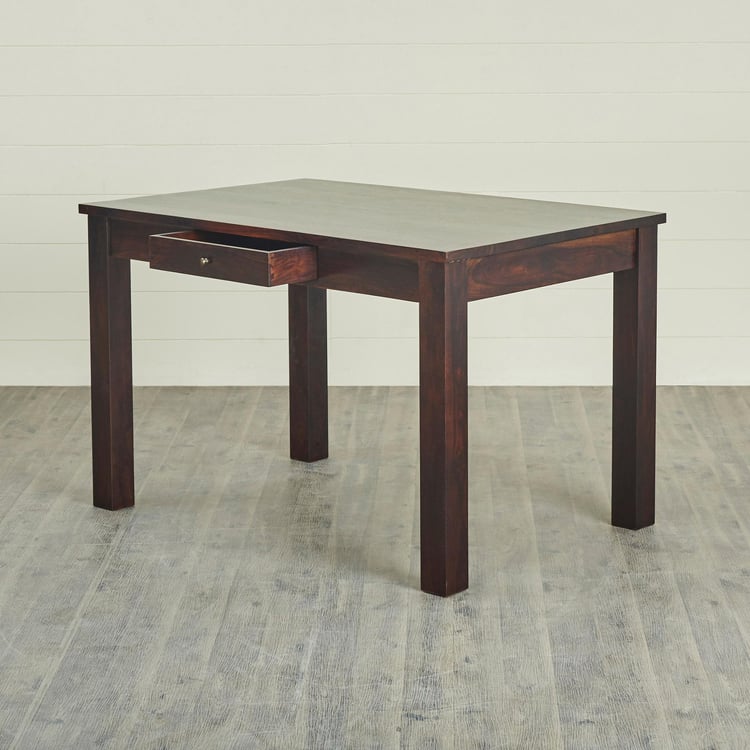 Veda Sheesham Wood Dining Table - 4 Seater-Without Chair