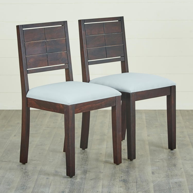 Veda Eden Solid Wood Set of 2 Dining Chair