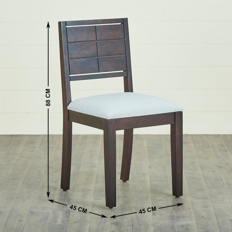 Veda Eden Solid Wood Set of 2 Dining Chair