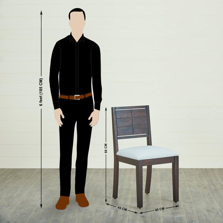 Veda Eden Solid Wood Set of 2 Dining Chair