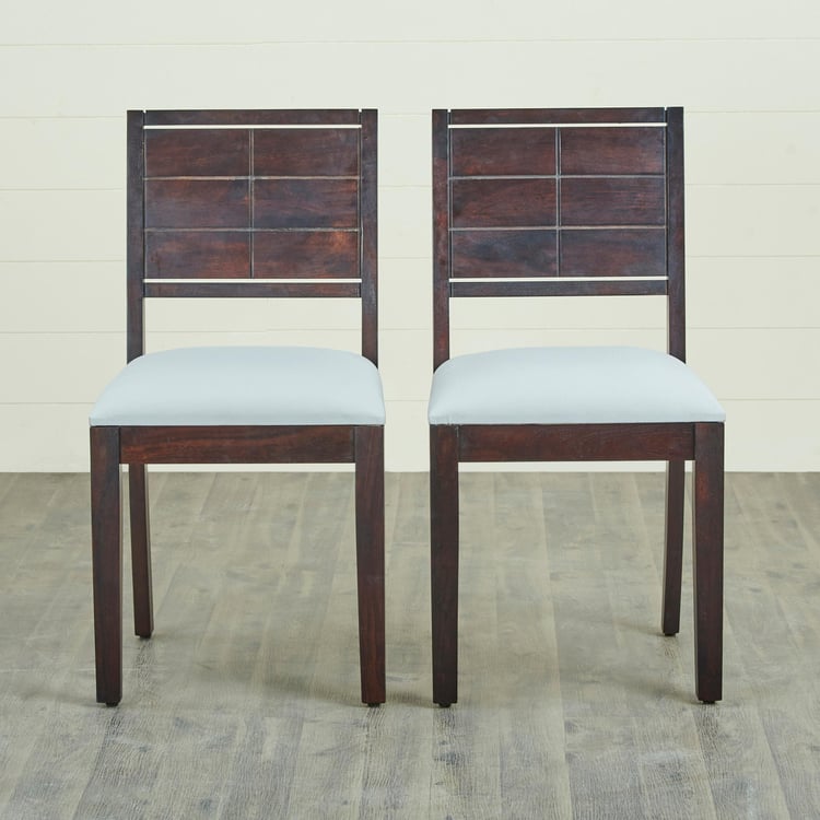 Veda Eden Solid Wood Set of 2 Dining Chair