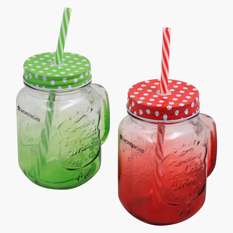 WONDERCHEF Printed Jars with Lid - 450L