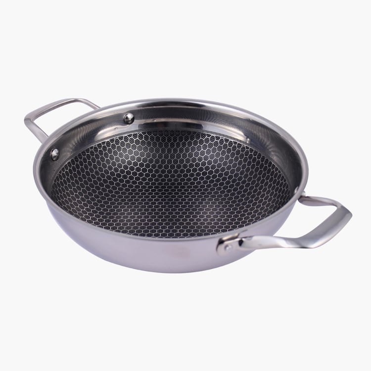 WONDERCHEF Stanton Non-stick Kadhai with Lid - 24 cm